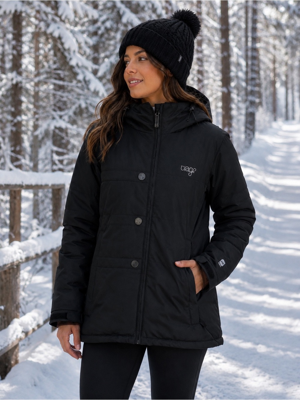 NEW Orage Prime Women’s Insulated Jacket – Black | Size XL
